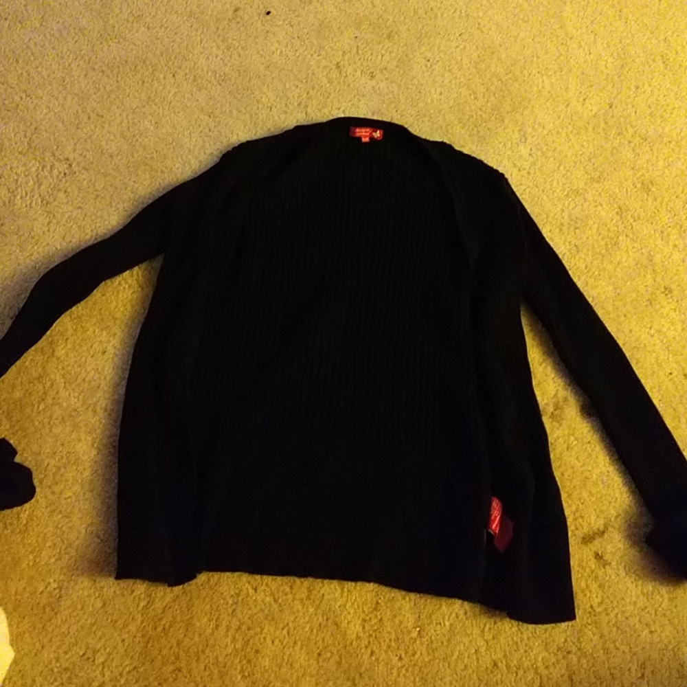 Black cardigan